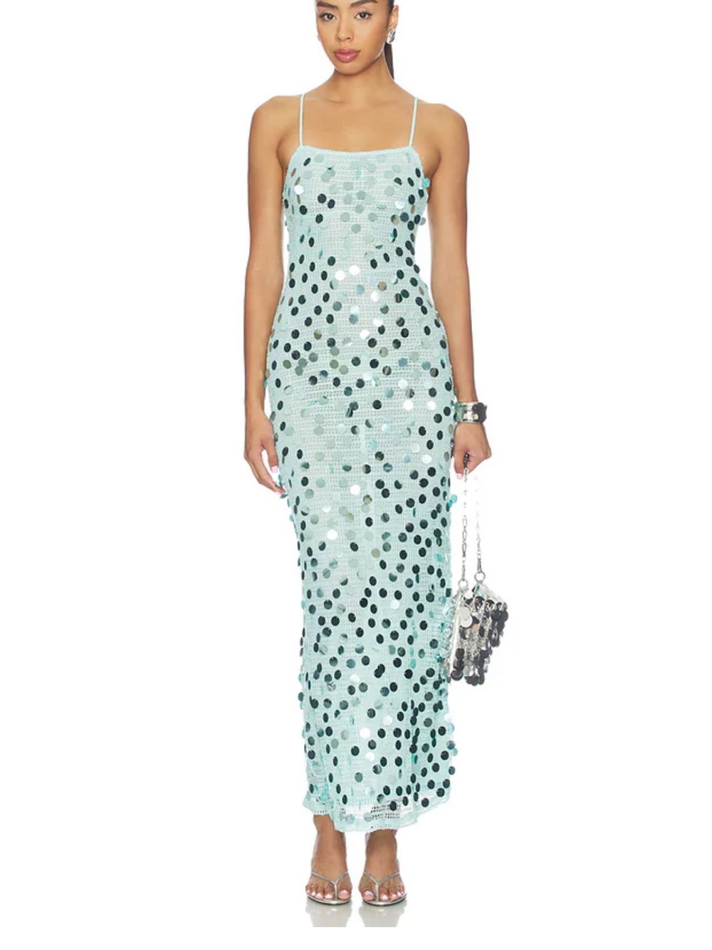 superdown Arna Maxi Dress in Ice Blue